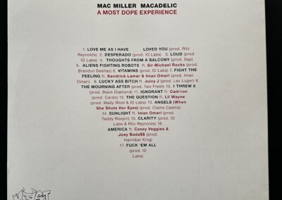 Back of Macadelic cover